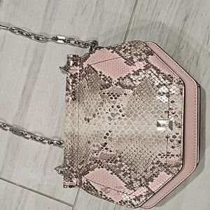 Karl lagerfeld snake skin pink brown